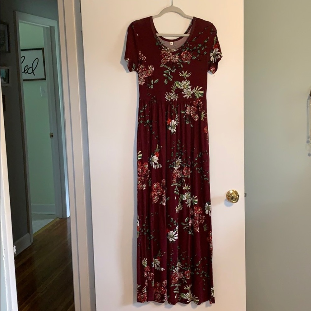 Floral maxi dress